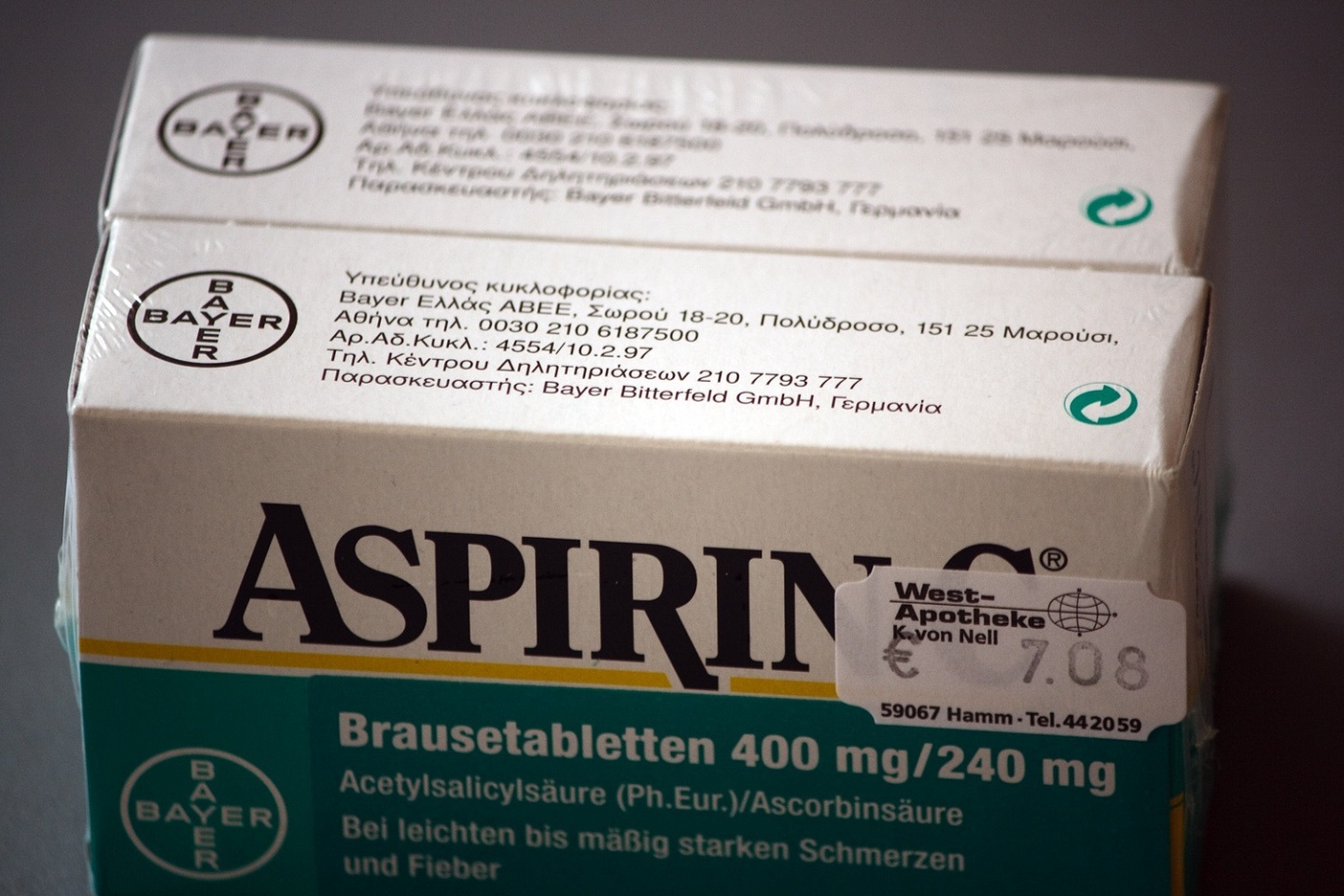 Aspirina: rischio ridotto di tumori
