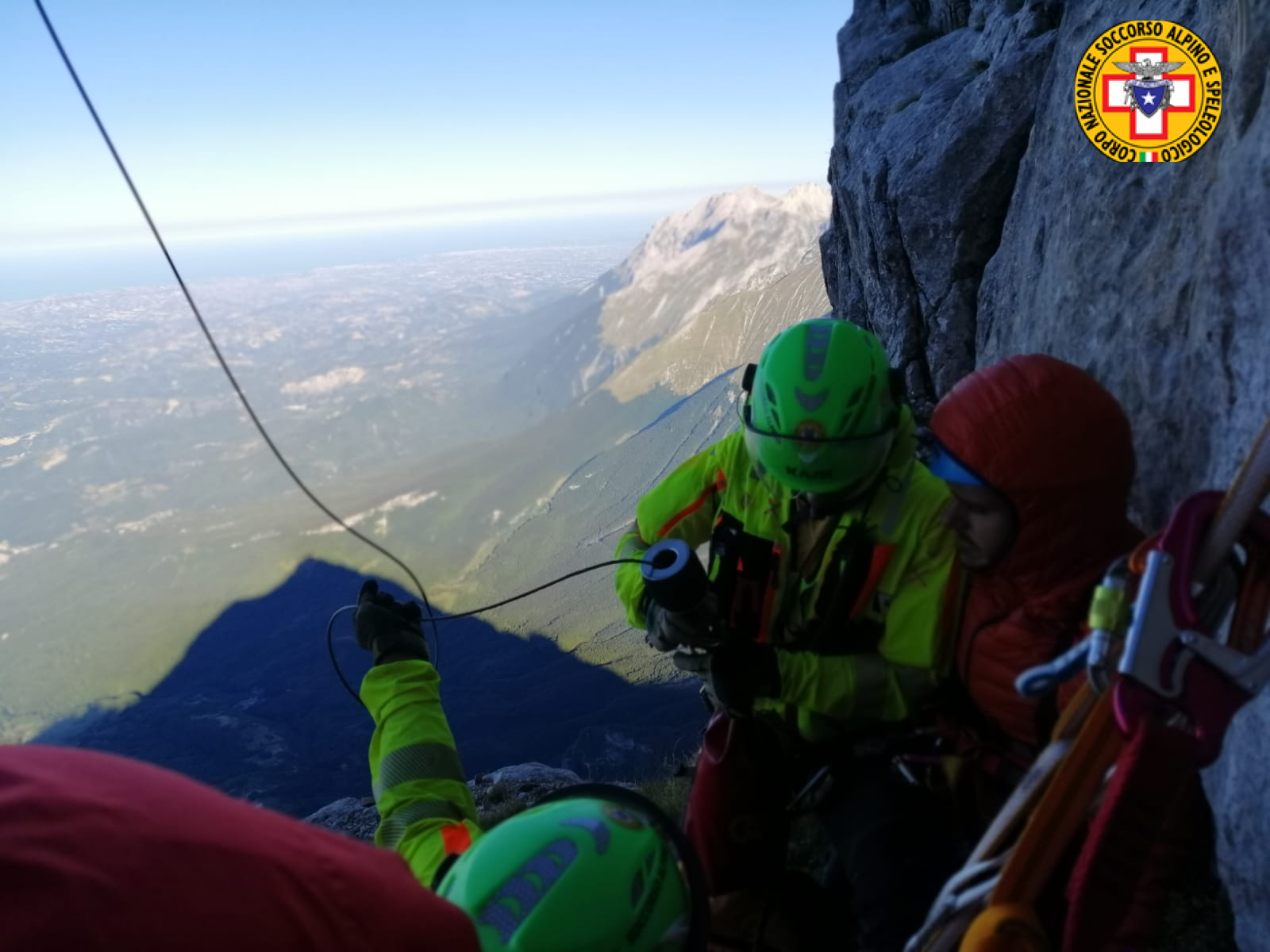 Alpinisti salvati sulle montagne abruzzesi