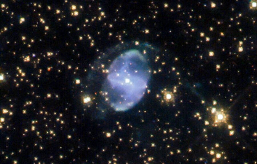 Interazione interstellare individuata da Hubble