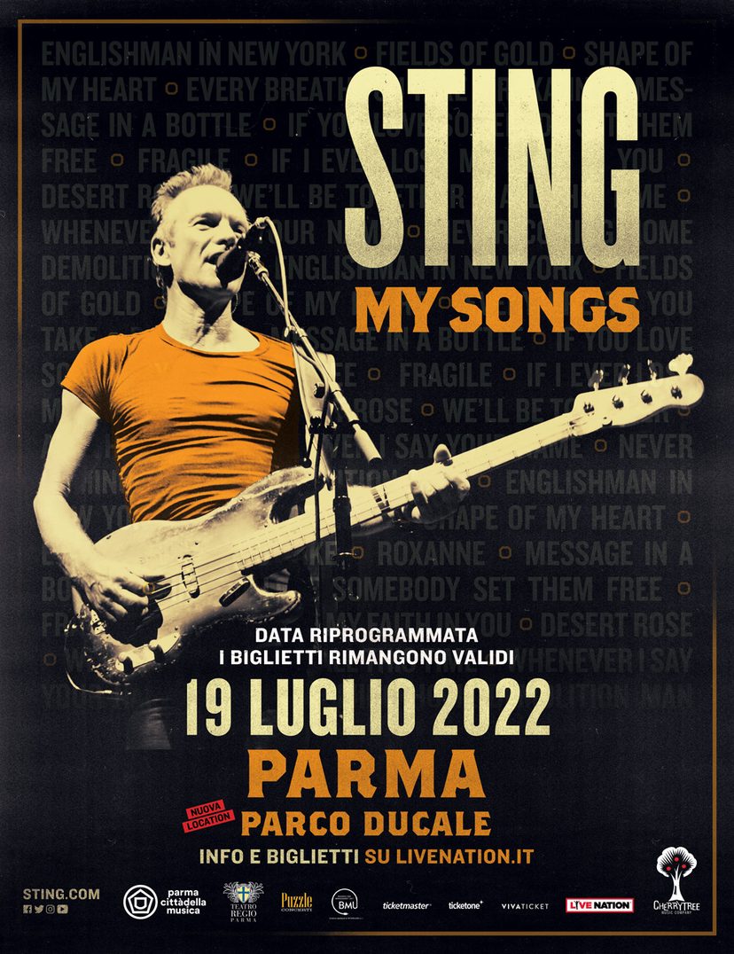 Sting in concerto a Parma nel 2022