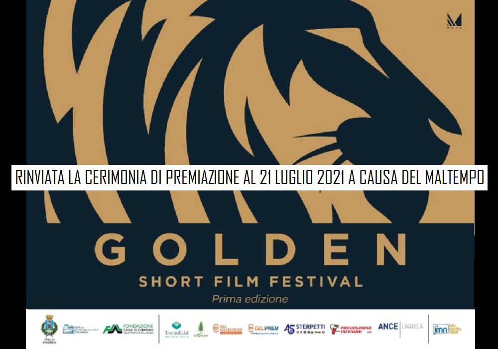 Rinviata la cerimonia Golden Short Film Festival
